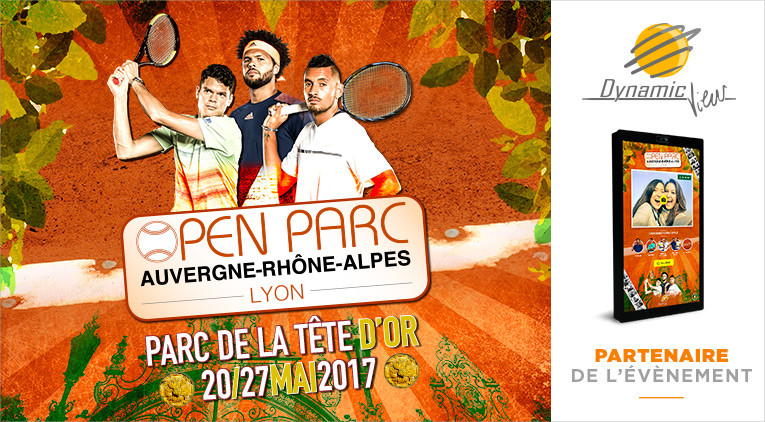 Open Parc un tournoi de tennis en plein parc de la tête d'or